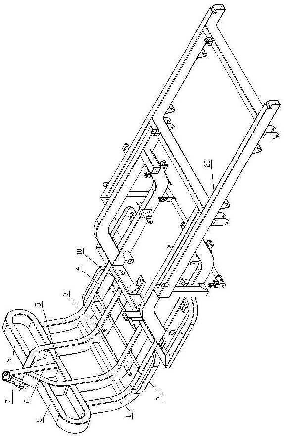 Pedal seat three-wheeled motorcycle