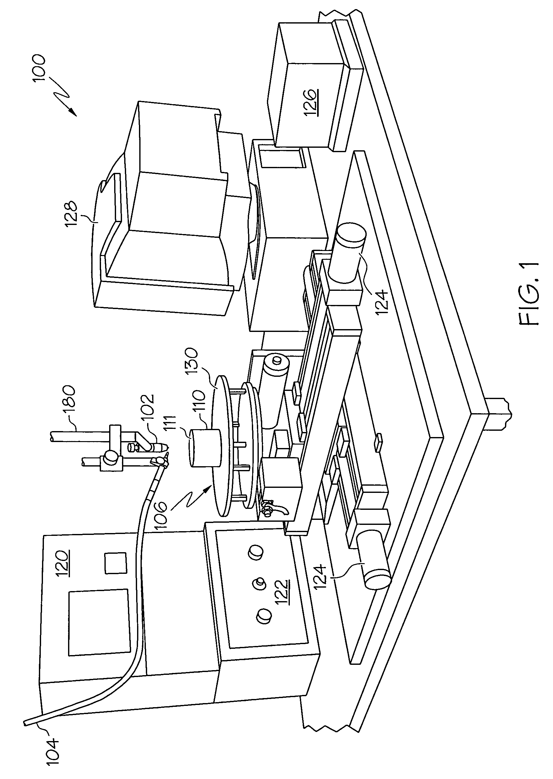 Solid-free-form fabrication process and apparatus including in-process workpiece cooling