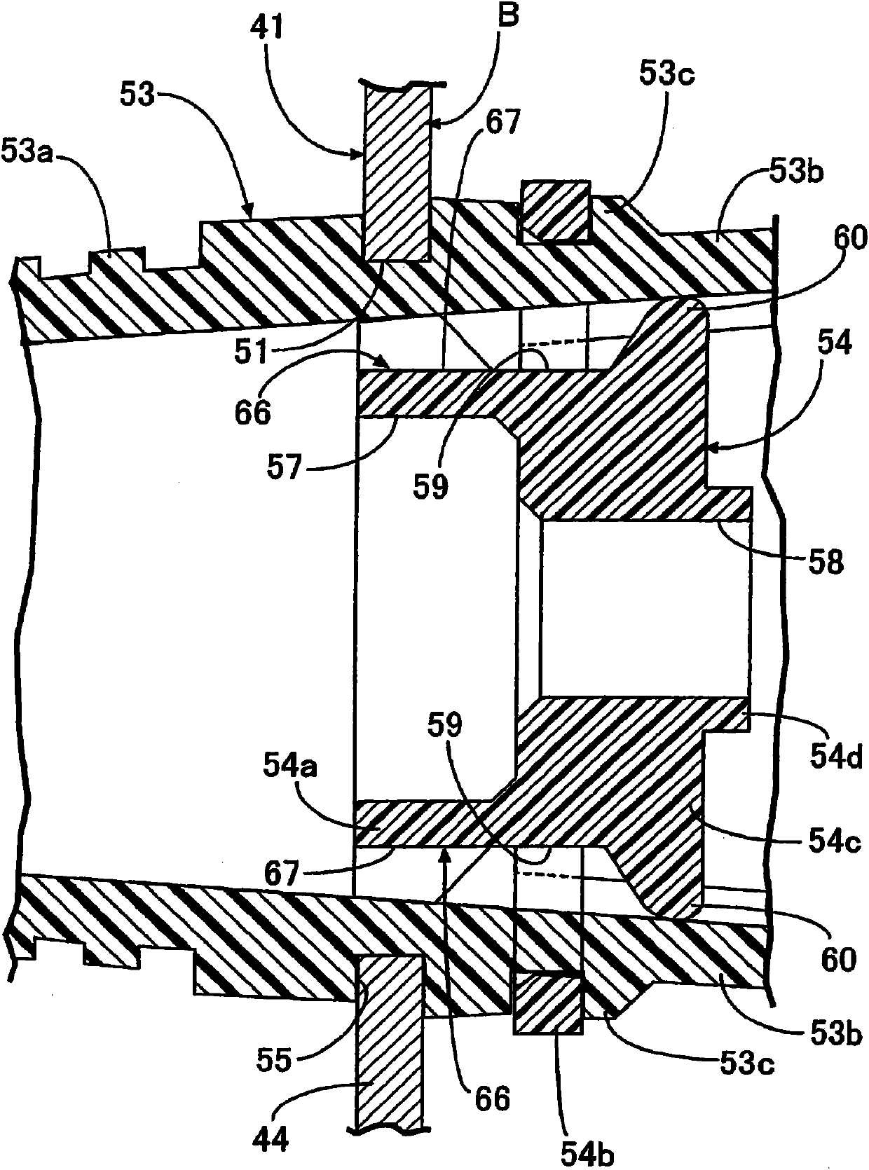 Direction indicator light mounting structure for engine driven cart