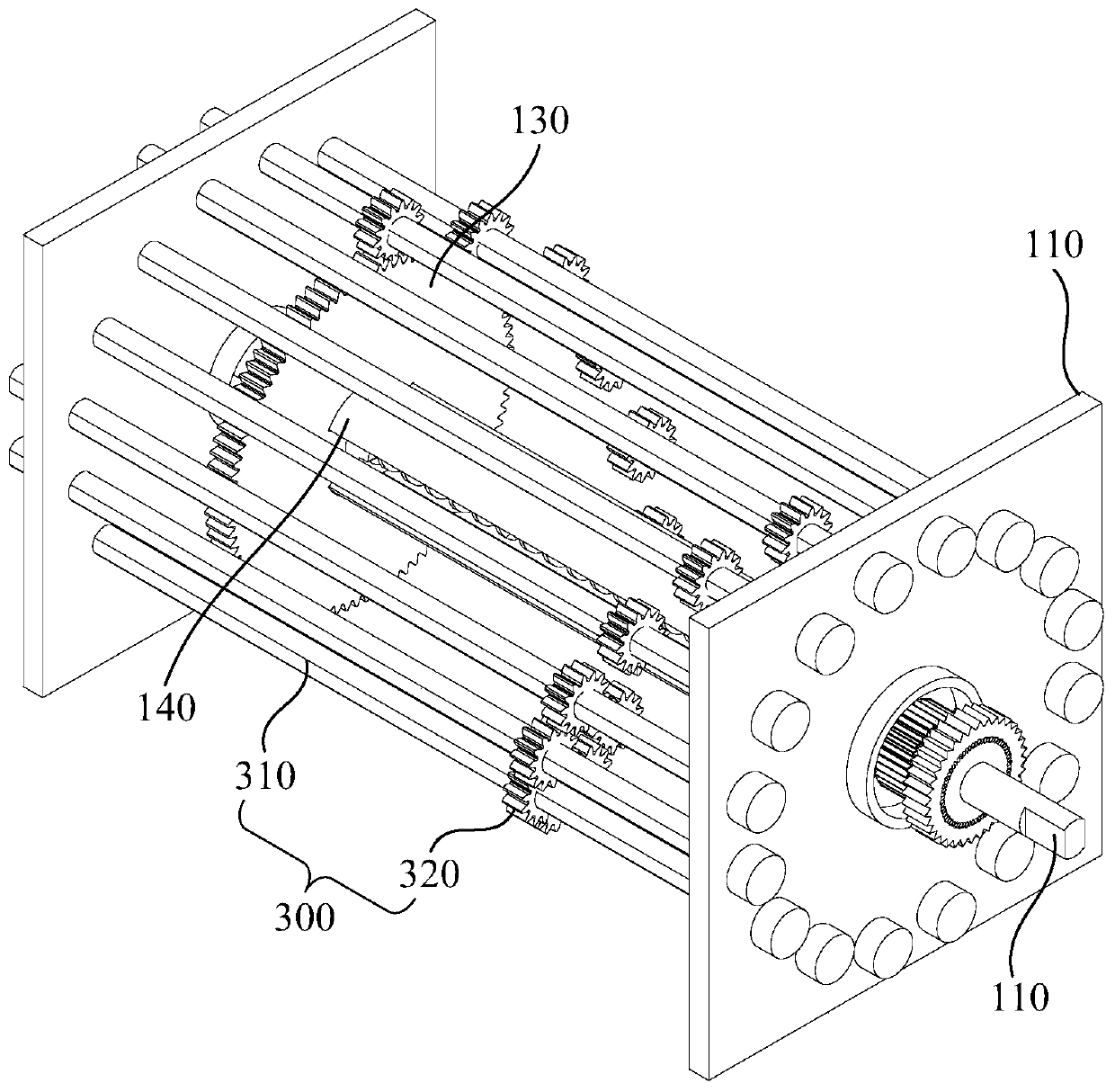 Antenna, transmission device and switching mechanism