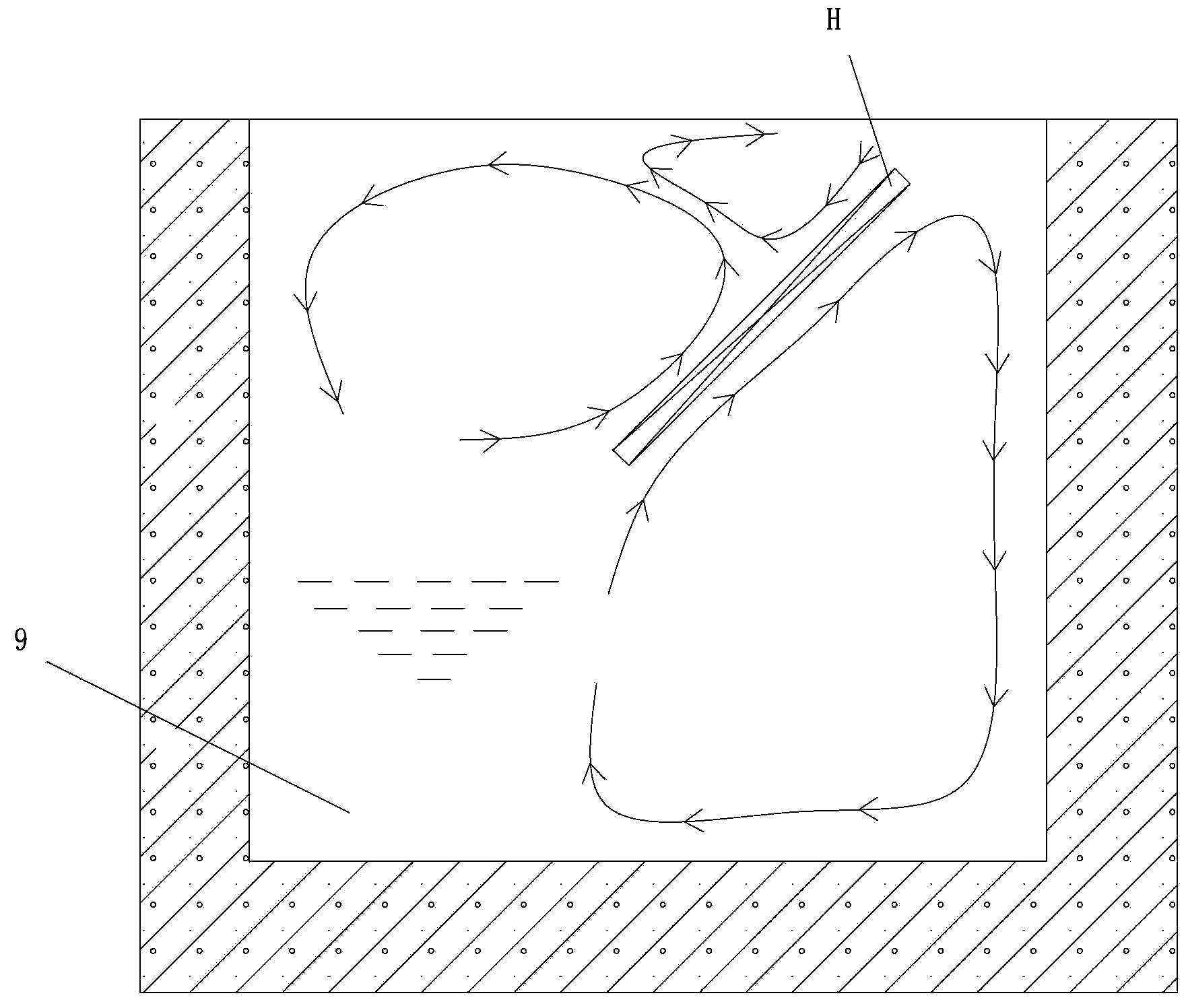 Water cooling system for steel plate quenching apparatus