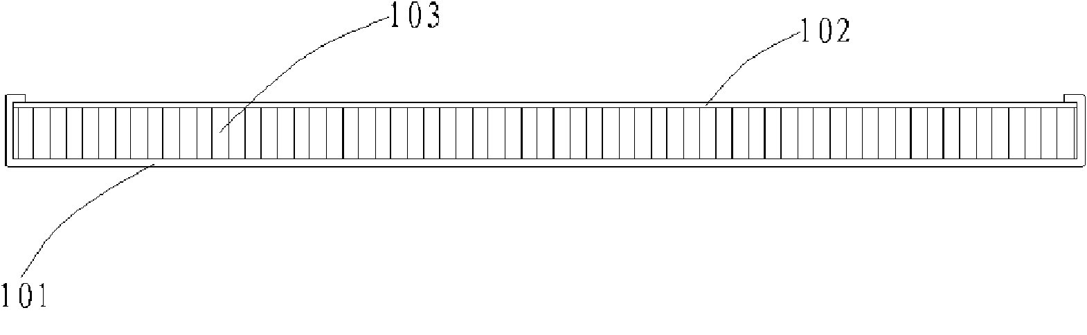 Glass fiber reinforced plastic plate structure and method for preparing glass fiber reinforced plastic plate with same