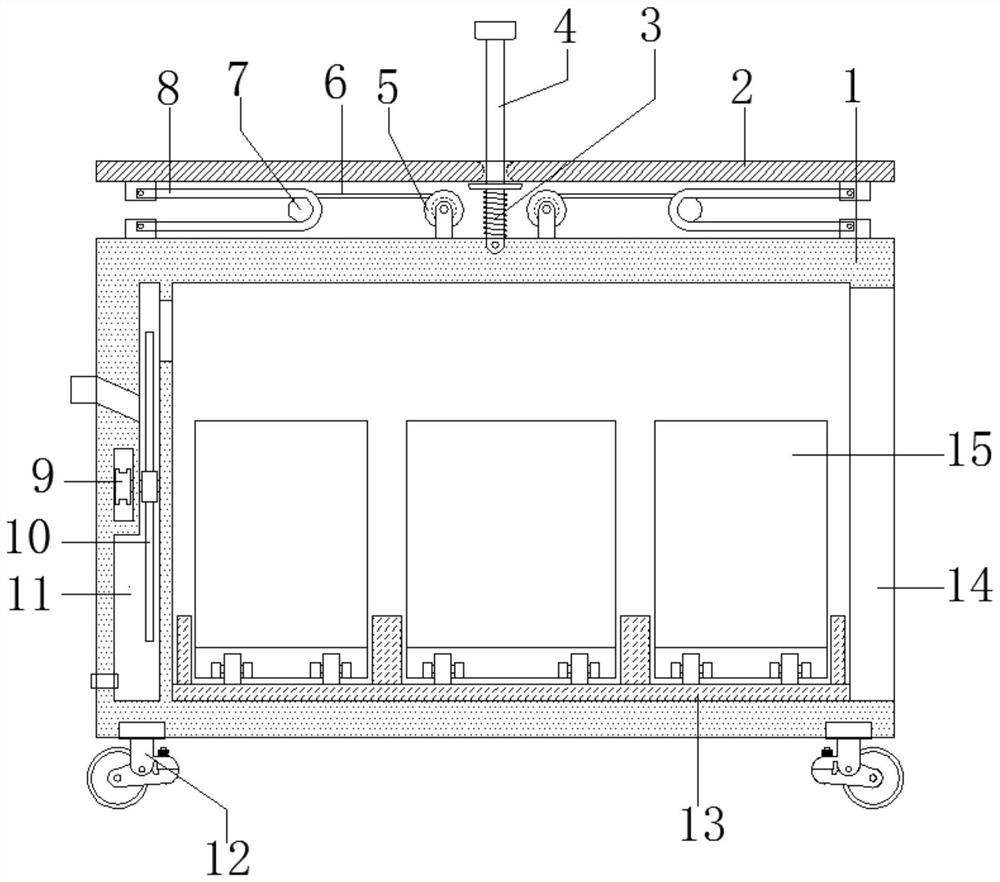 Movable solar odorless garbage chamber