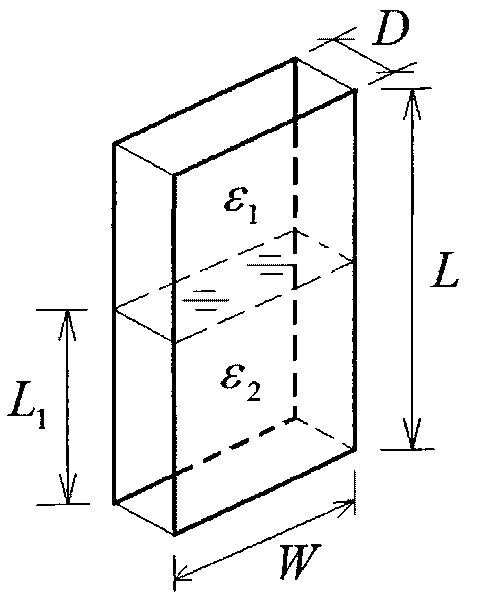 Method for sensing automotive oil level and sensor