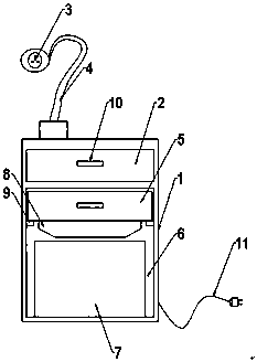 Novel bedside cupboard