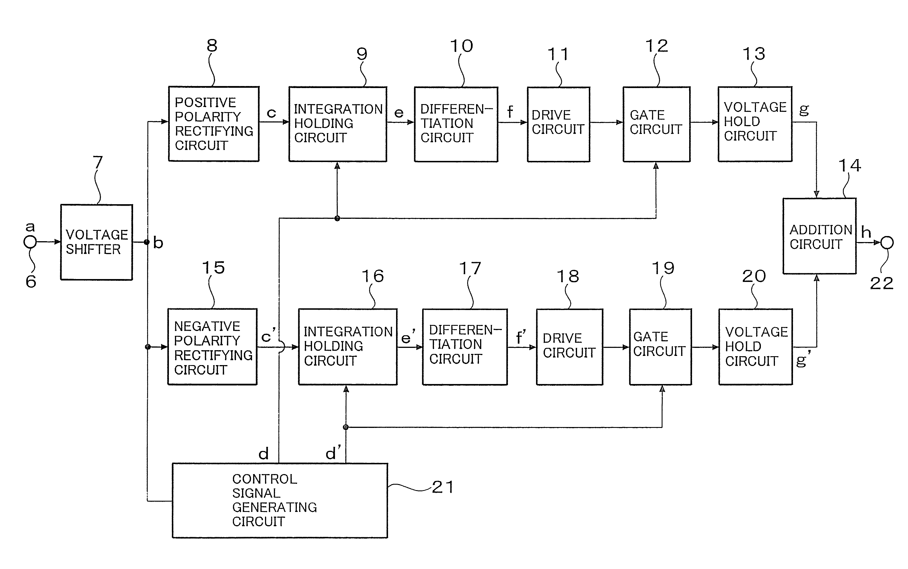 Phase comparison signal processing circuit