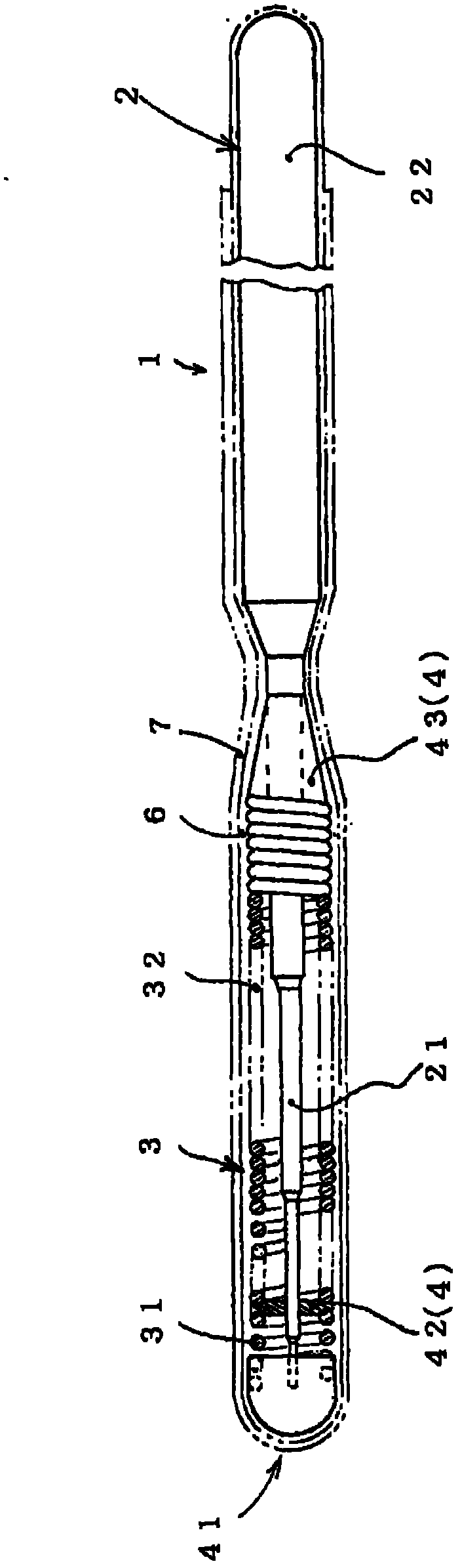 A medical guide wire, a method of making the same, an assembly of microcatheter and guiding catheter combined with the medical guide wire