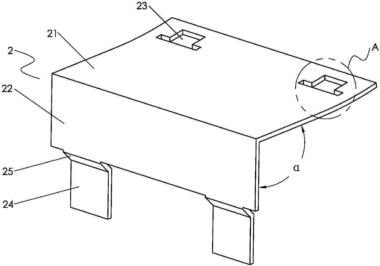 Pilot valve fixing structure and four-way switching valve