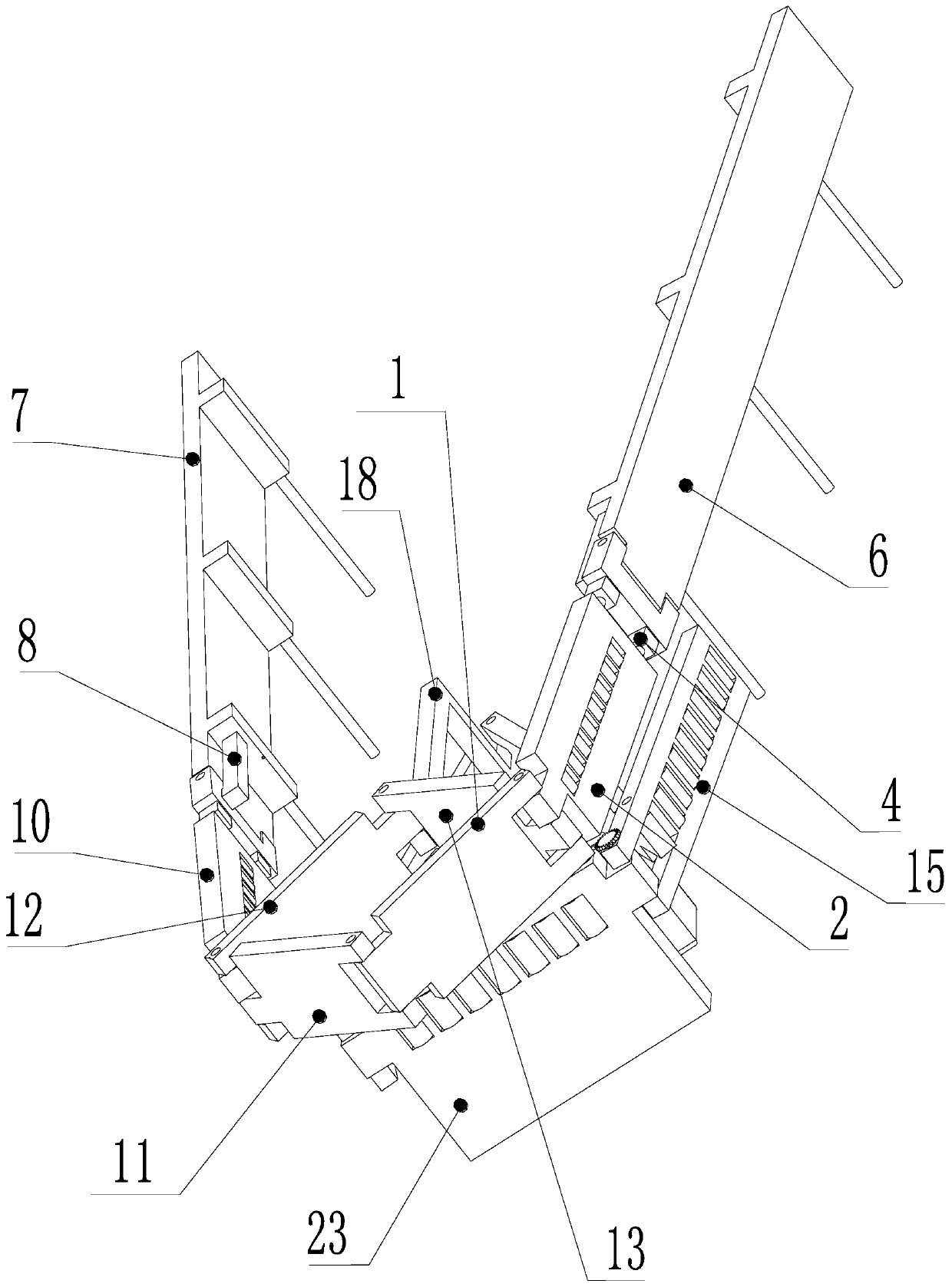 Fork Road Collision Avoidance Method