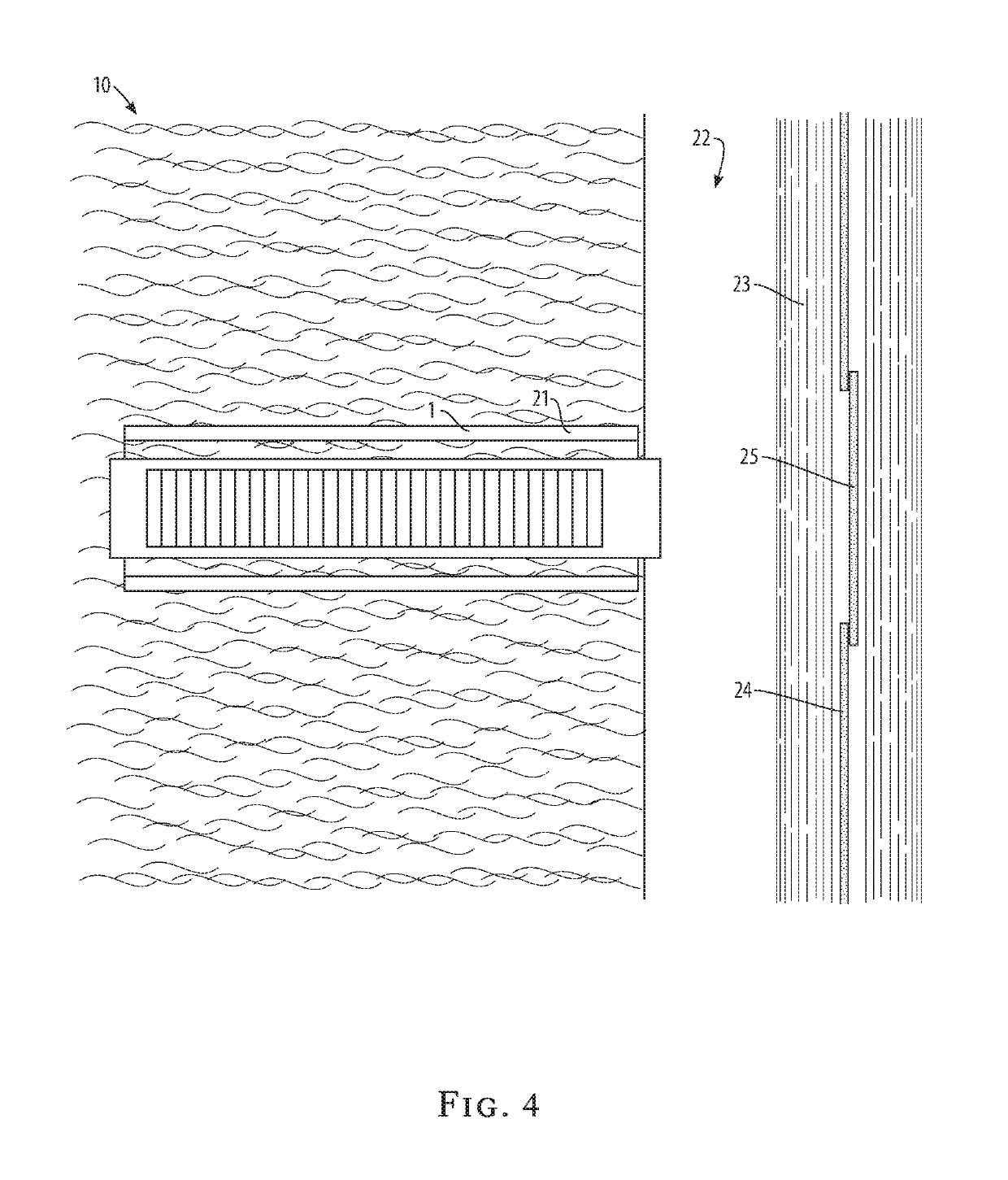 System for conveying a barge over a levee in a level attitude
