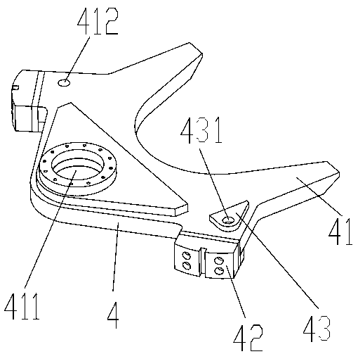 Loader and integrated hinge mechanism thereof