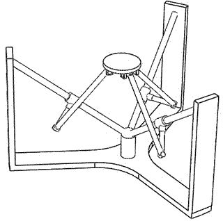 Three-translational spatial parallel robot mechanism