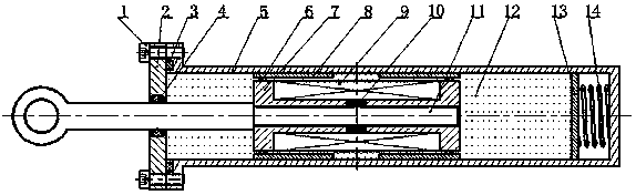 Novel anti-settling magnetorheological fluid damper