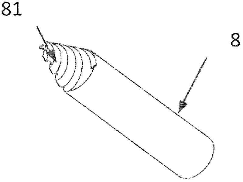 Machining method of worm by milling instead of turning and implementation device thereof