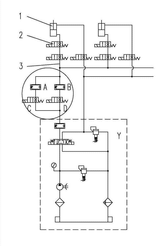 Hydraulic speed regulating mechanism used for stereo garage, and acceleration and deceleration method