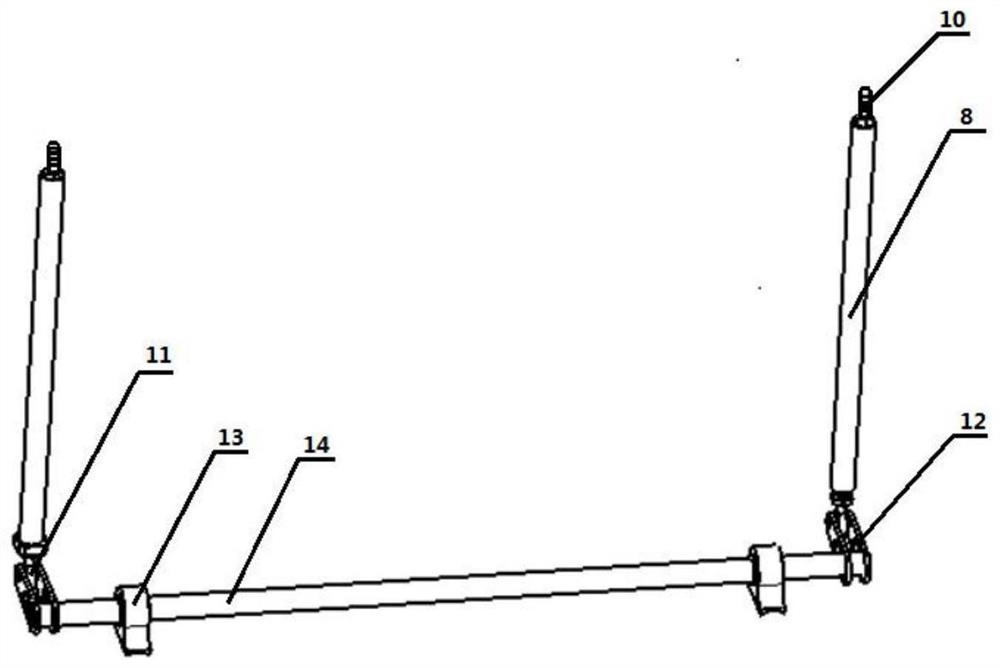 Spiral conical supporting roller belt type conveyor anti-deviation device