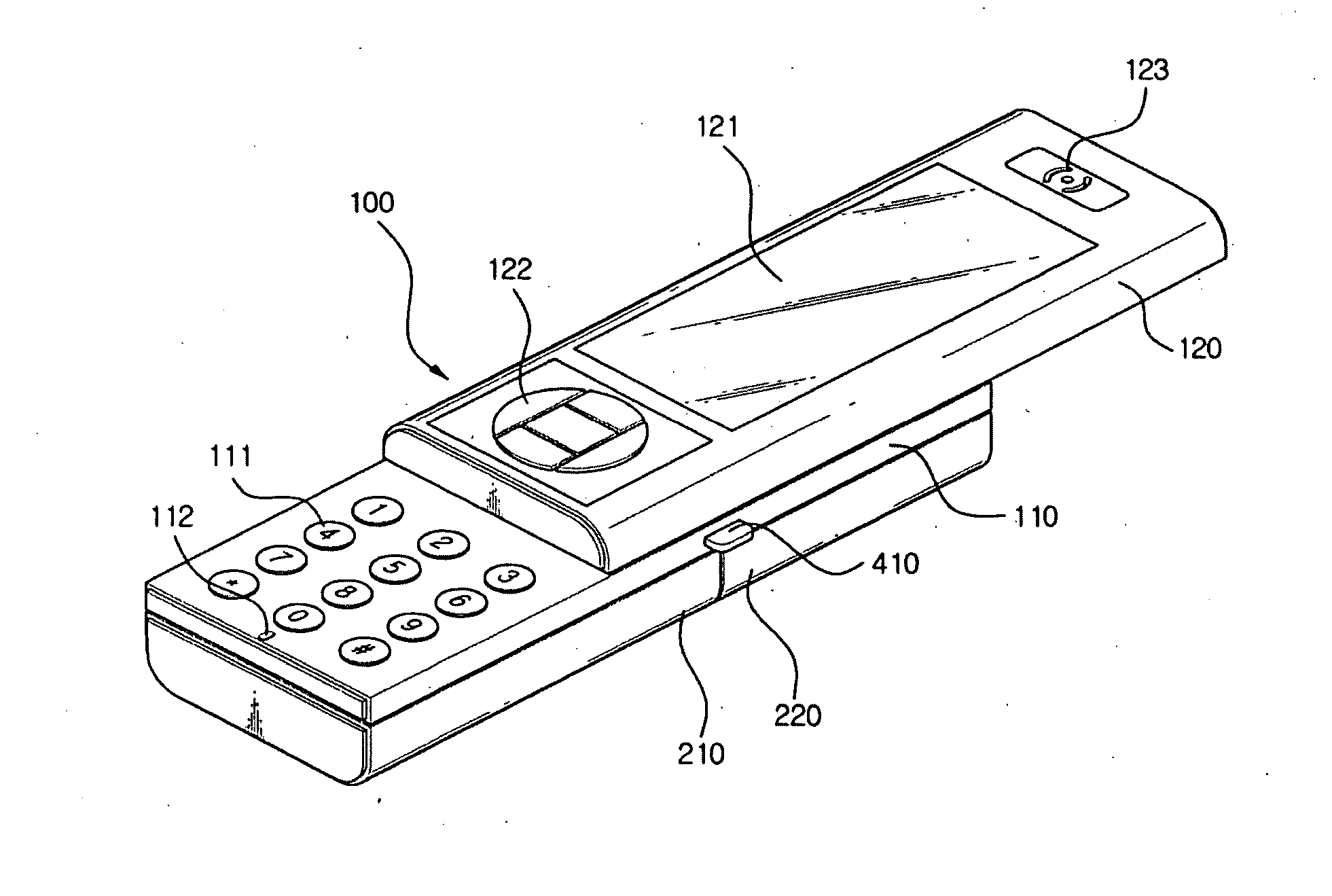 Mobile terminal having an additional keypad