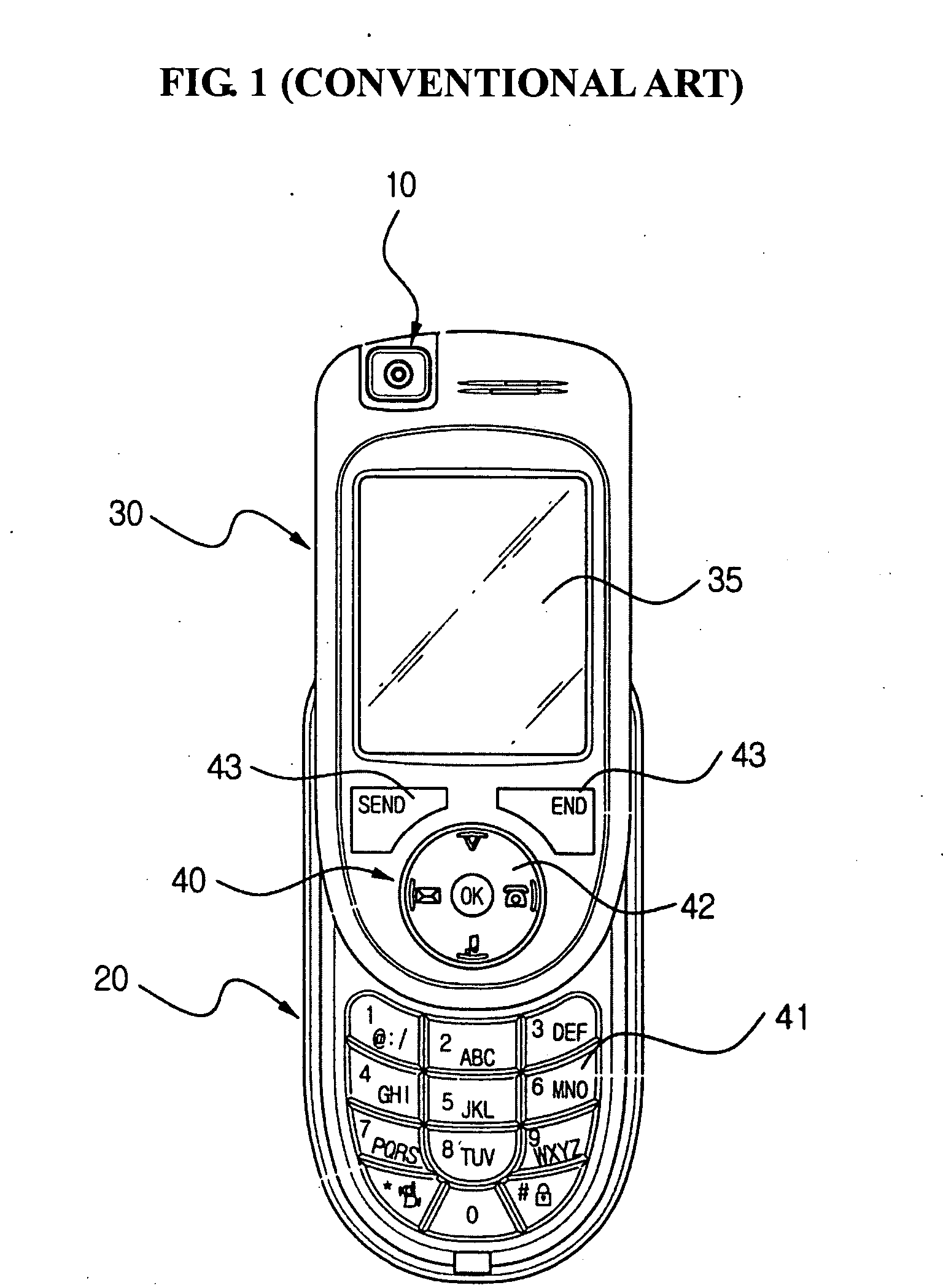 Mobile terminal having an additional keypad