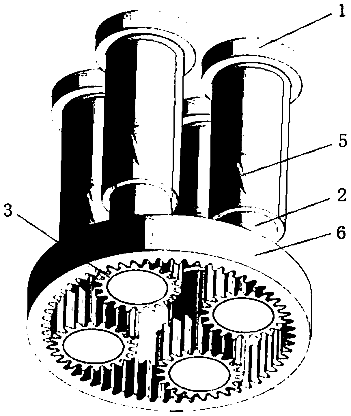 New car engine transmission mechanism