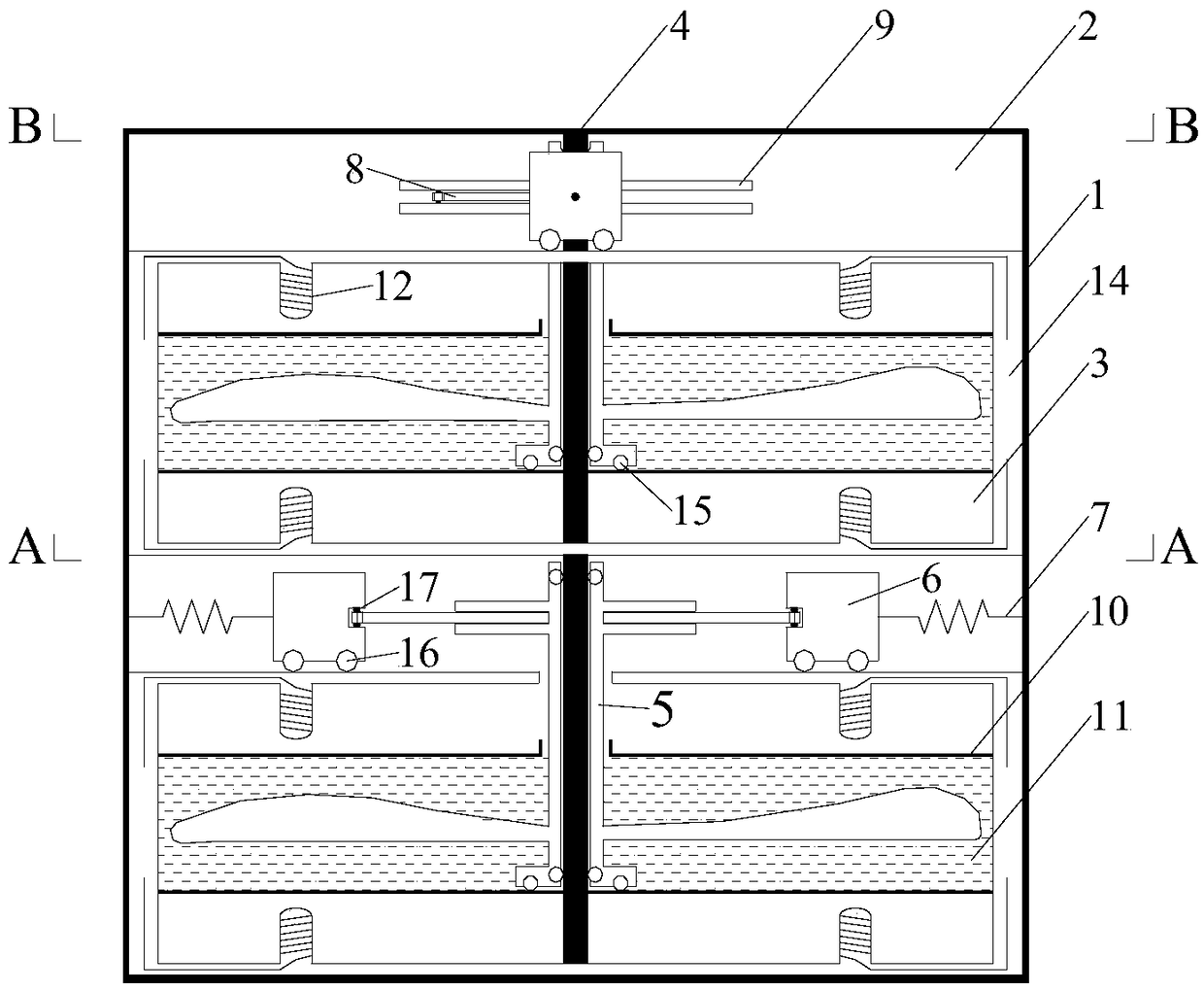 Rotation type self-adaption magnetorheological fluid damper