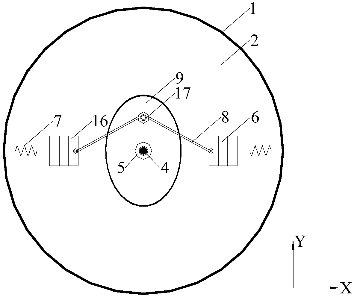 Rotation type self-adaption magnetorheological fluid damper