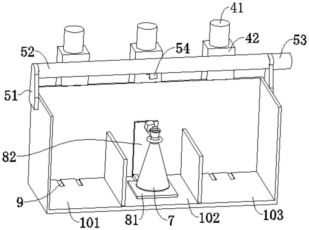 Method for detecting content of trace iron in quartz sand