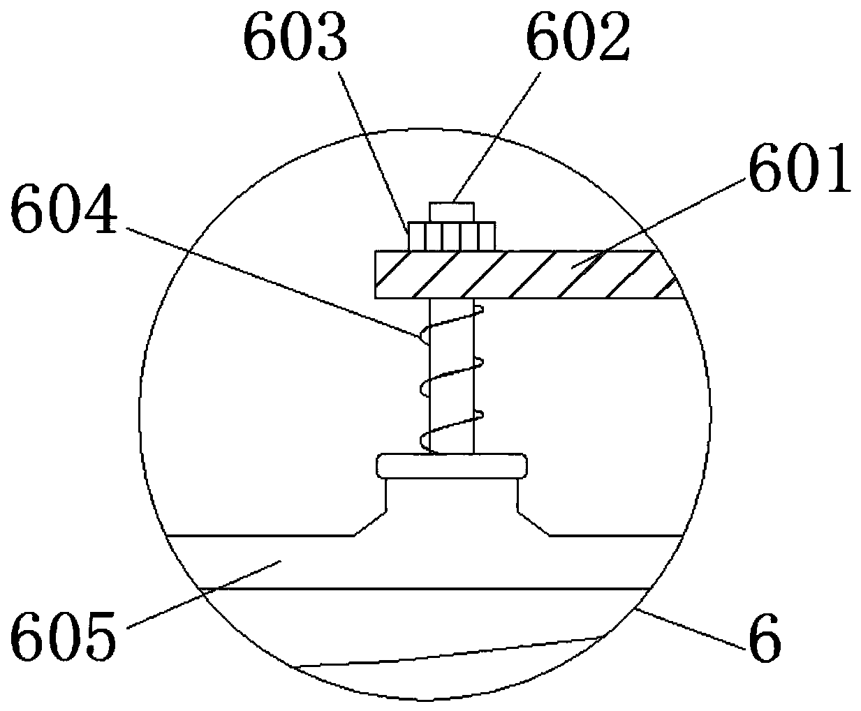 Plastic product membrane lamination device convenient in adjusting cutting position and size