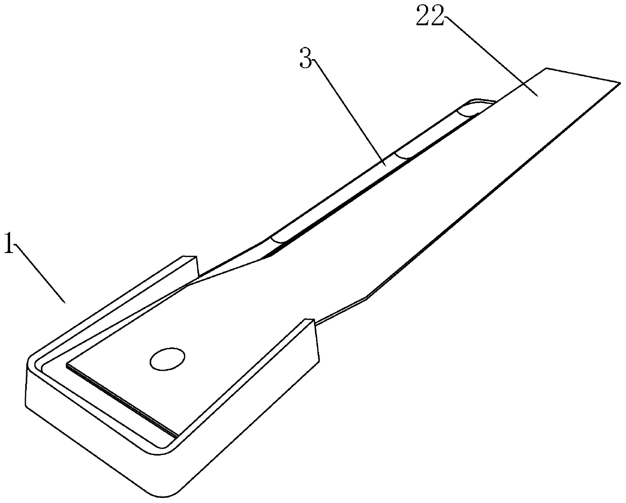 A golf putting practice device with adjustable slope