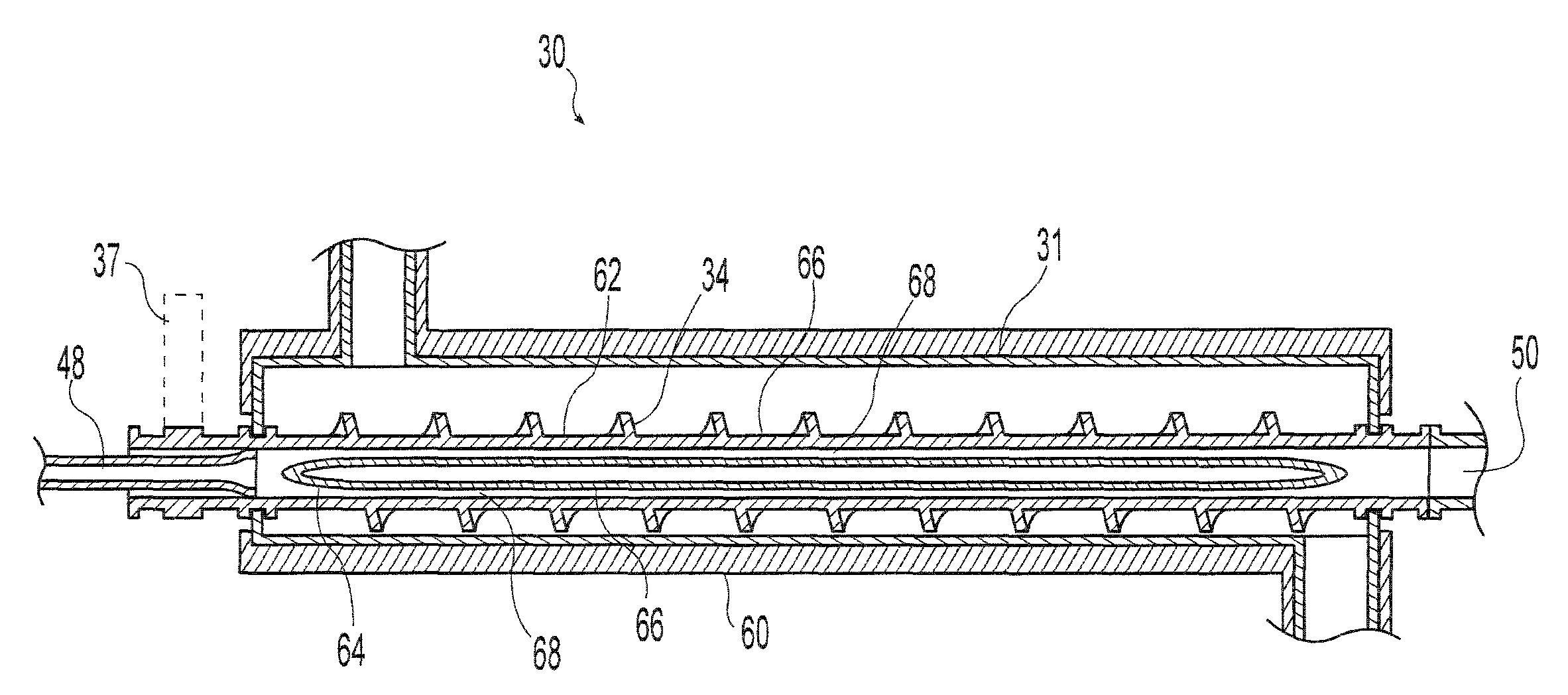 Pyrolyzer furnace apparatus and method for operation thereof