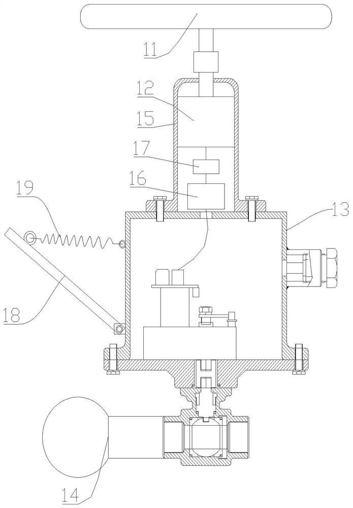 Dust-falling spraying device and dust-falling spraying system for mine