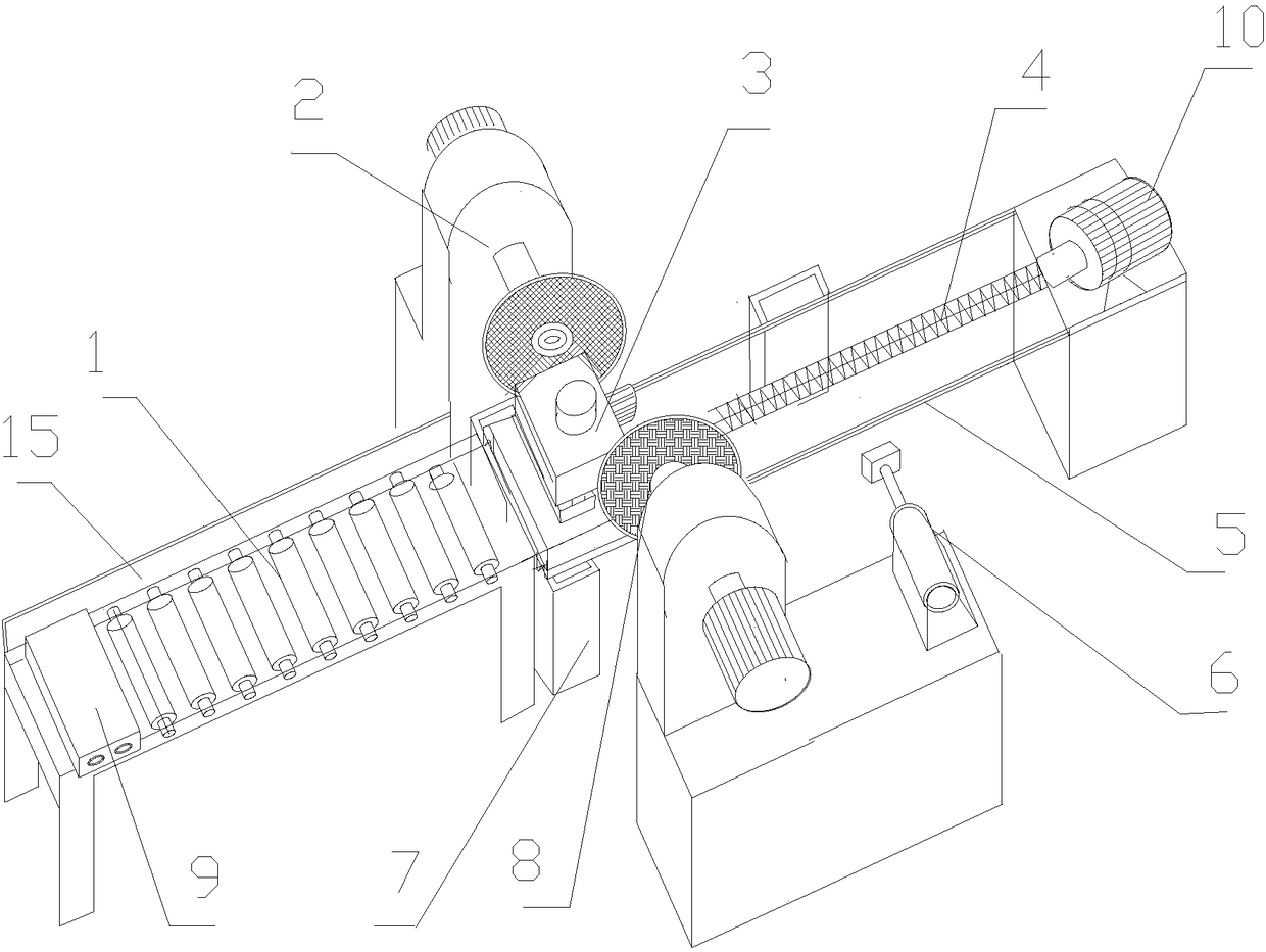 Physical dismounting and recycling device for waste power lithium battery set