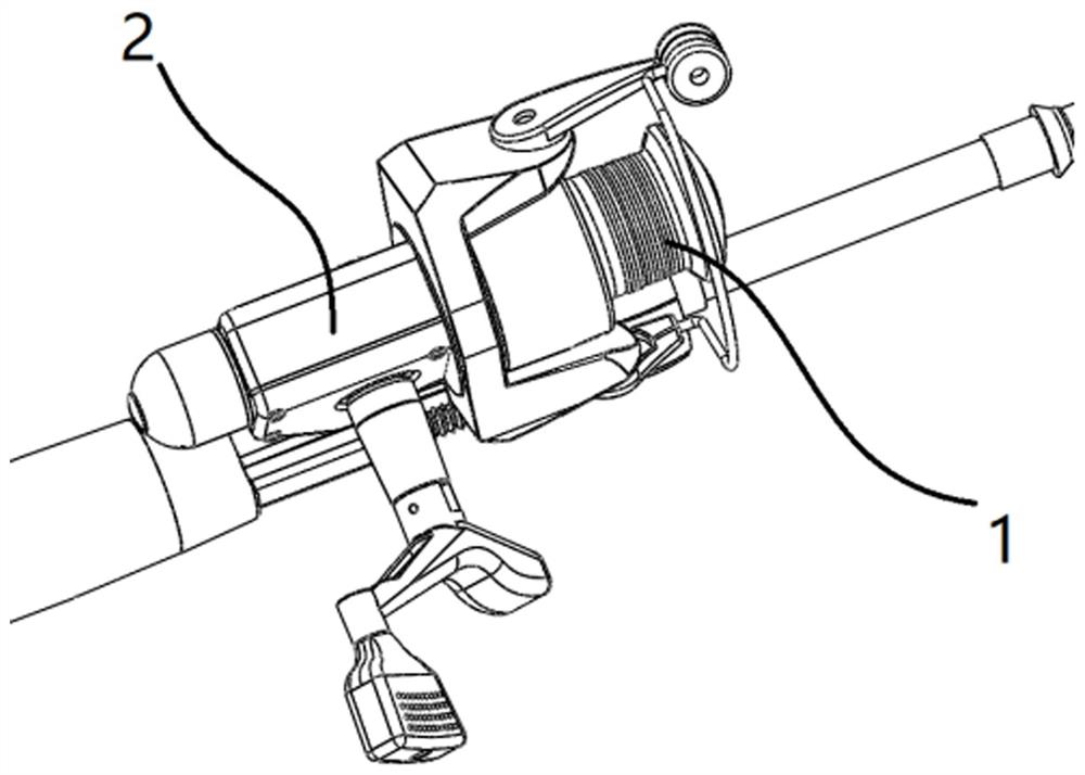 Slow pay-off fishing tackle and using method thereof