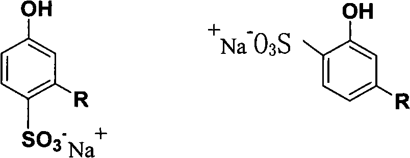 Novel sodium salt cardanol surfactant and preparation method thereof