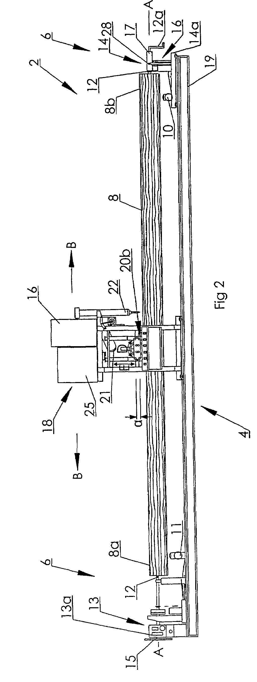 Method and apparatus for profiling a log for use in building timber or log homes