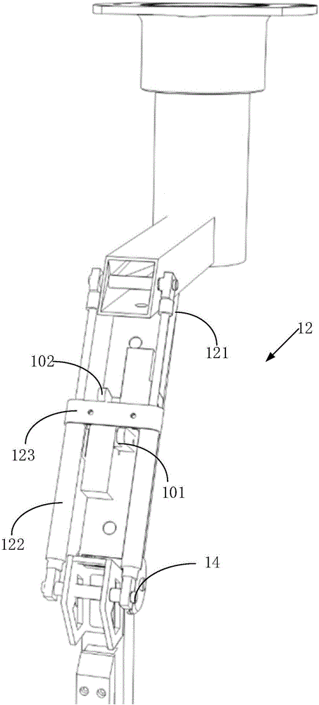 Directional control force arm and virtual reality experience device