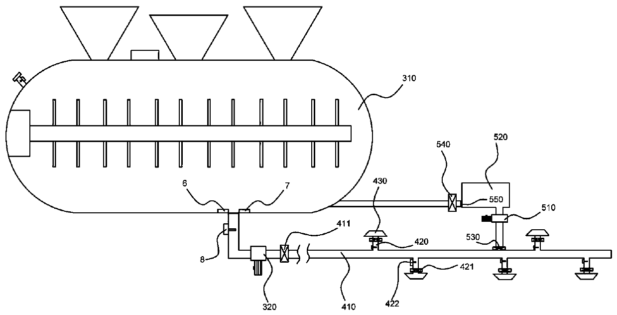 Intelligent sprinkling irrigation system with integration of water and fertilizer and control method thereof