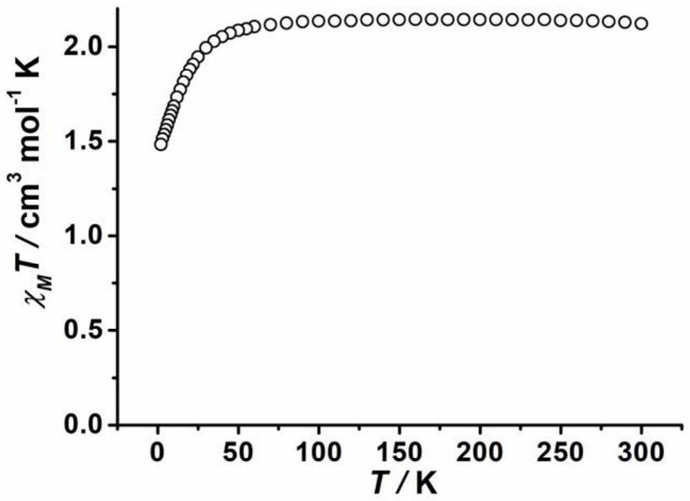 Co(III)-Co(II) binuclear cobalt single-molecular magnet, preparation method and application thereof