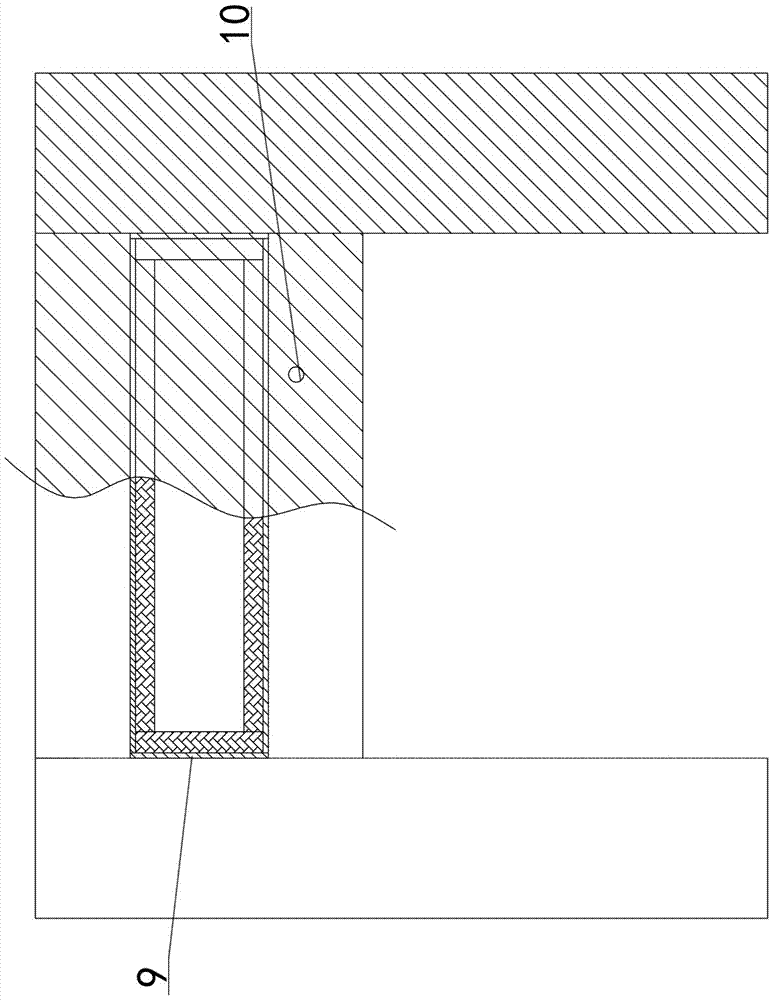 A double-layer connecting beam opening formwork system and its construction method applied to double-layer connecting beams