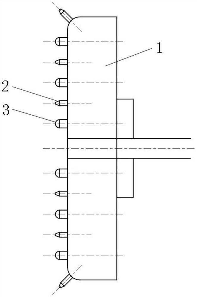 Tunnel boring machine and impact rock breaking cutterhead structure thereof