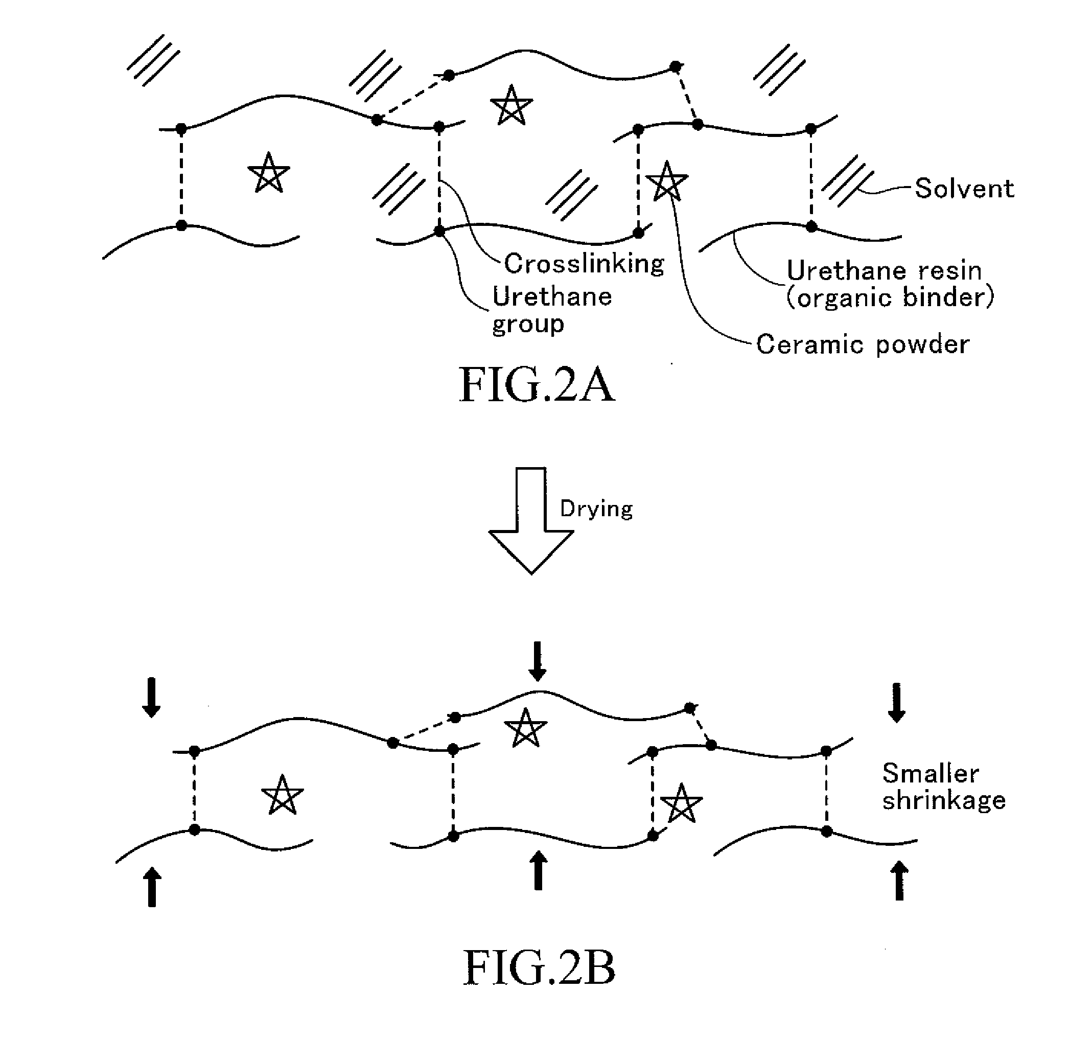 Ceramic green sheet and method for producing the same