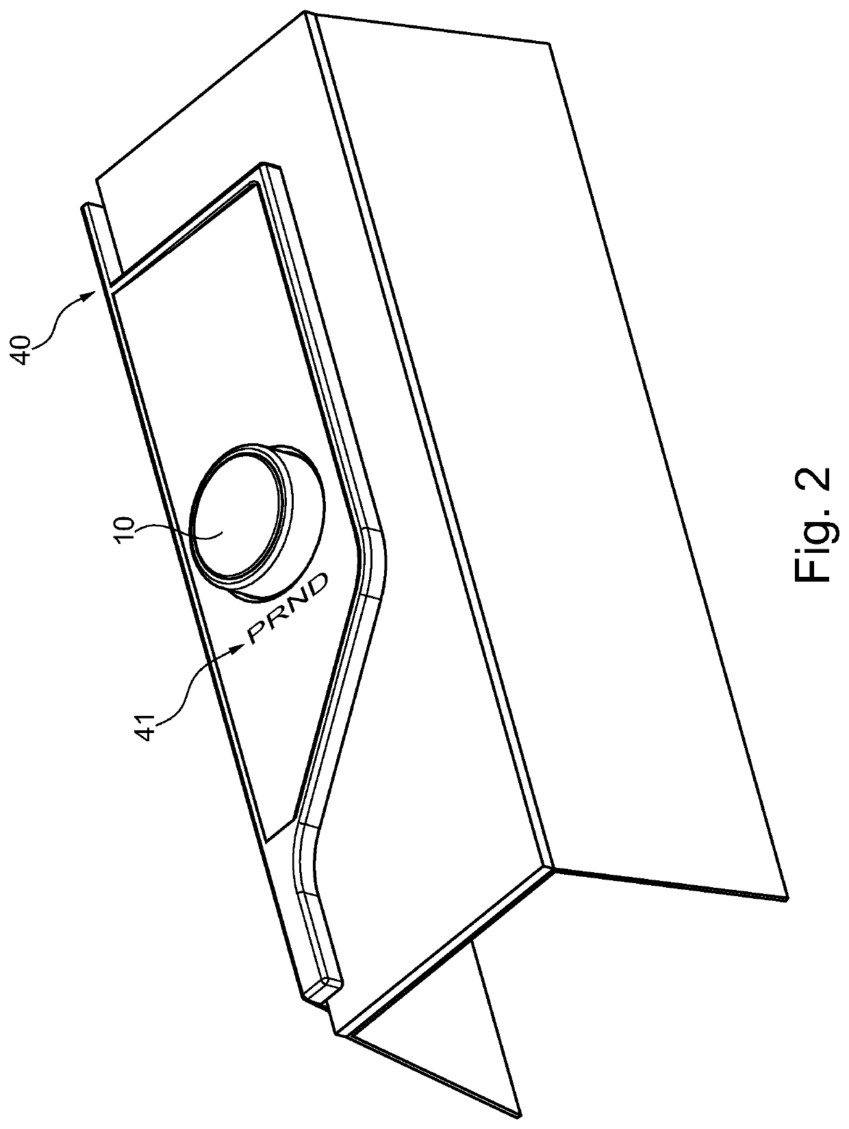 Shifter for controlling the transmission of a motor vehicle, and a method for controlling the transmission of a vehicle with a shifter