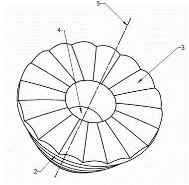 Light-emitting diode (LED) light-distributing lens