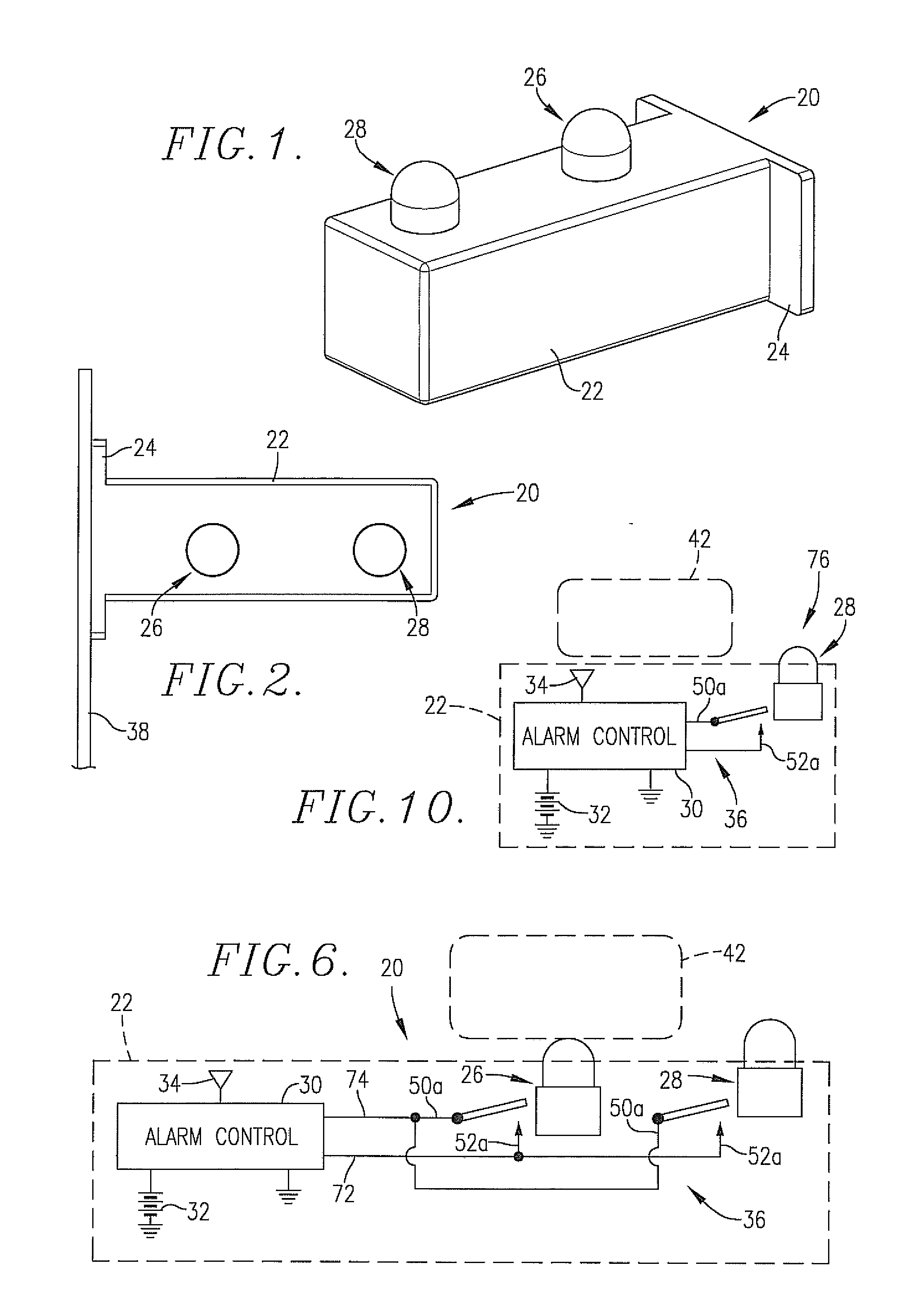 Security switch assemblies for shipping containers and the like