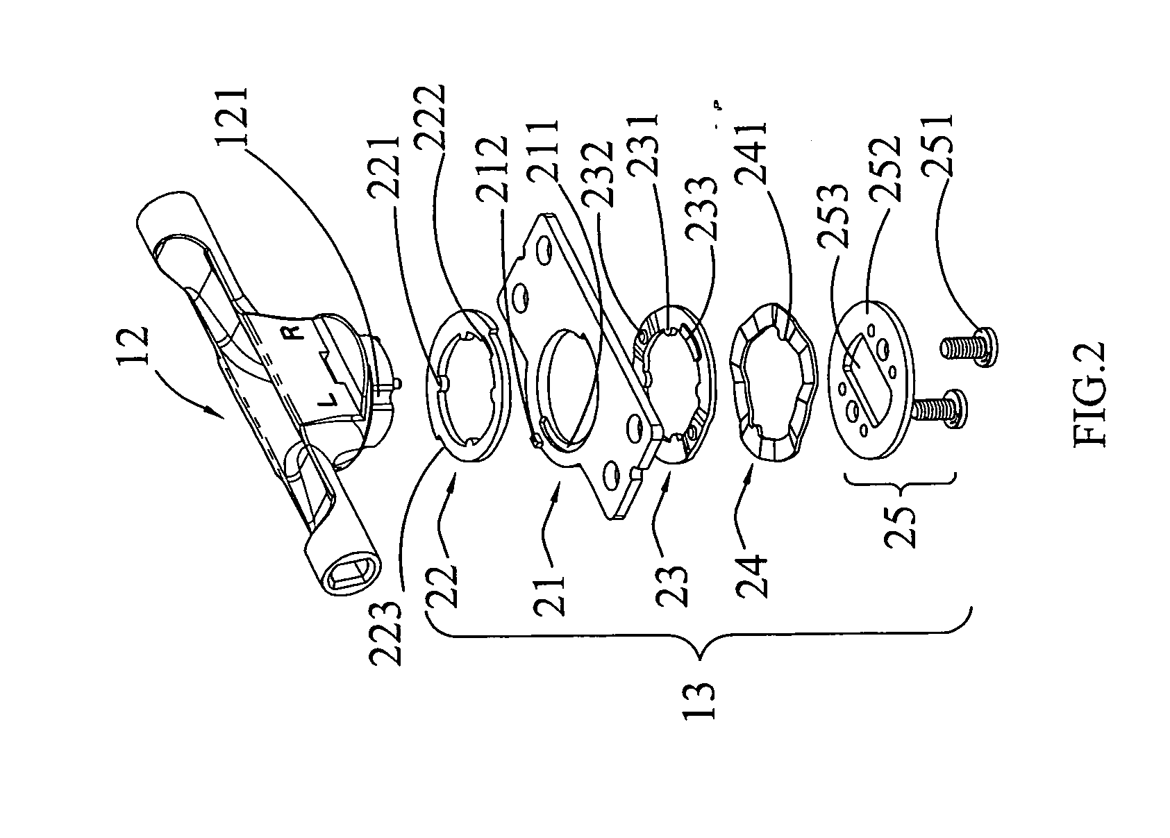 Bidirectional pivot structure