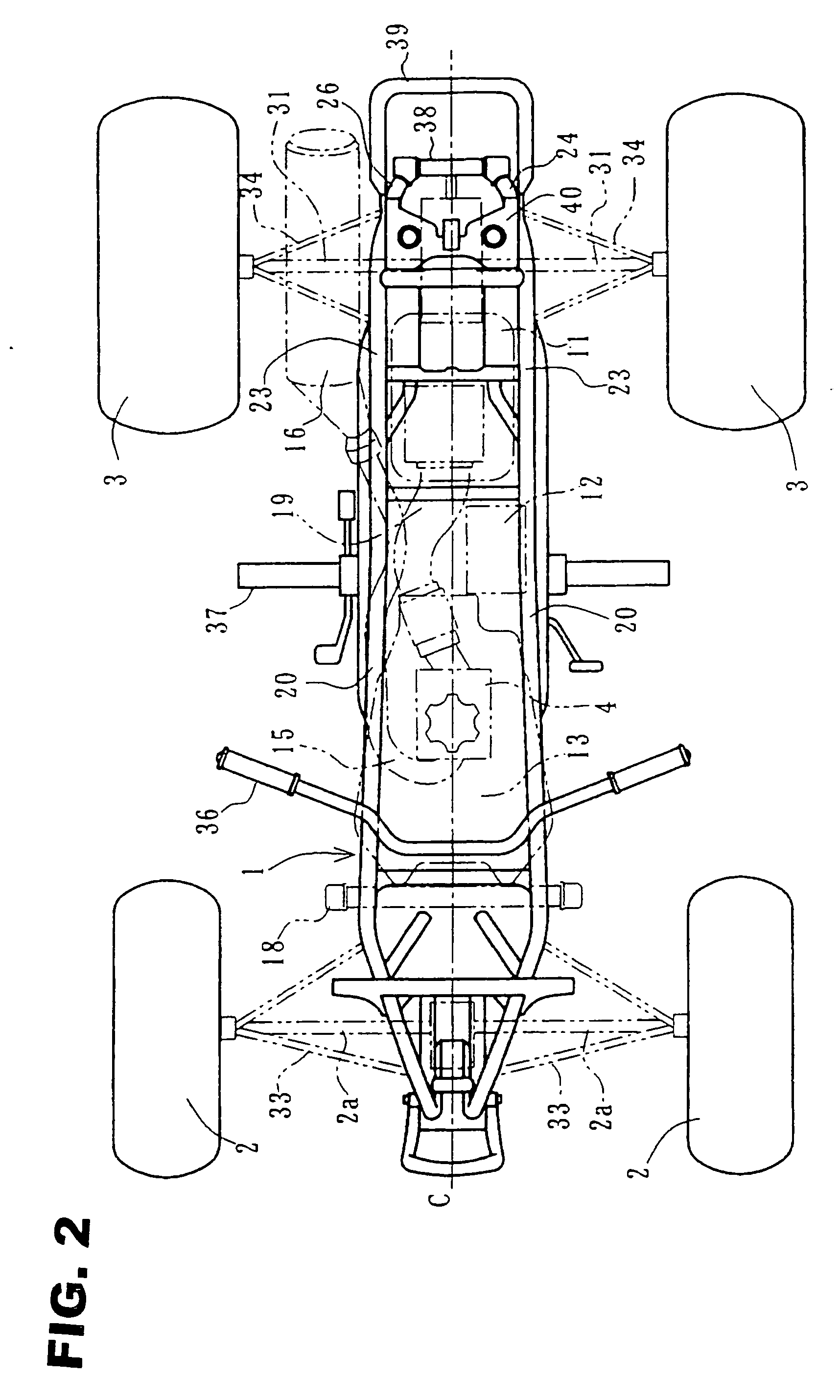 Joint structure for independent suspension