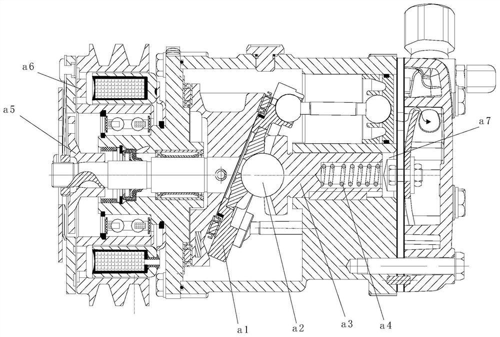 Vibration reduction compressor