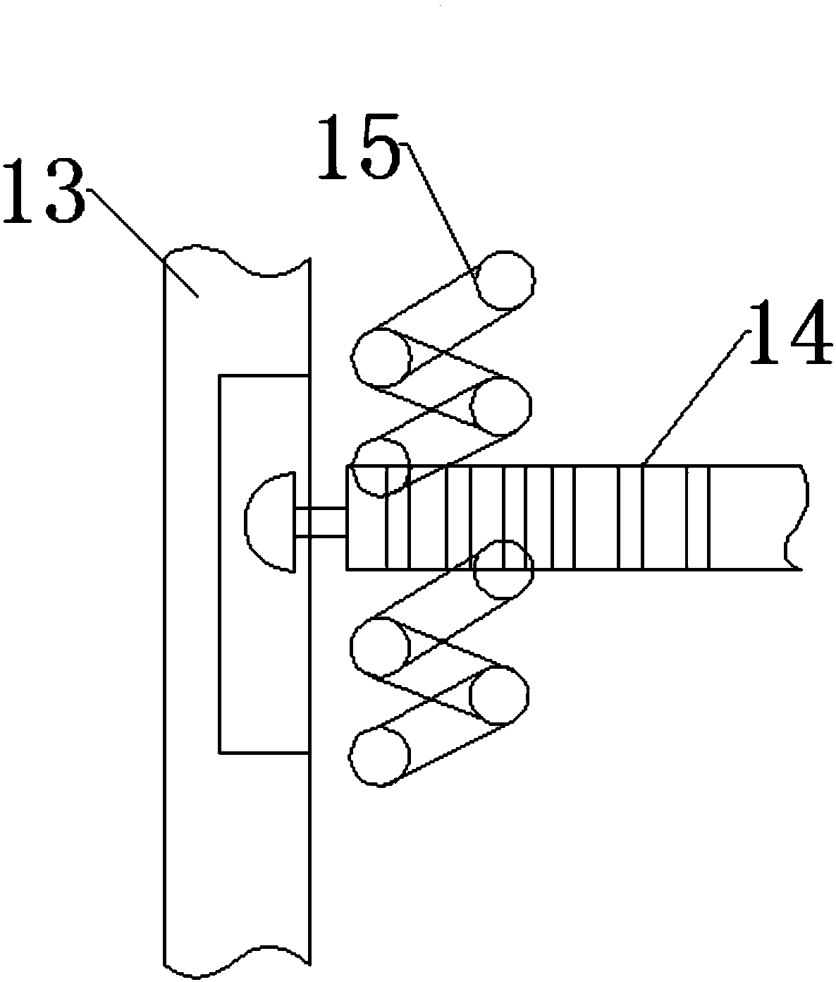 Environment-friendly sewage aerating and press filtering treatment device