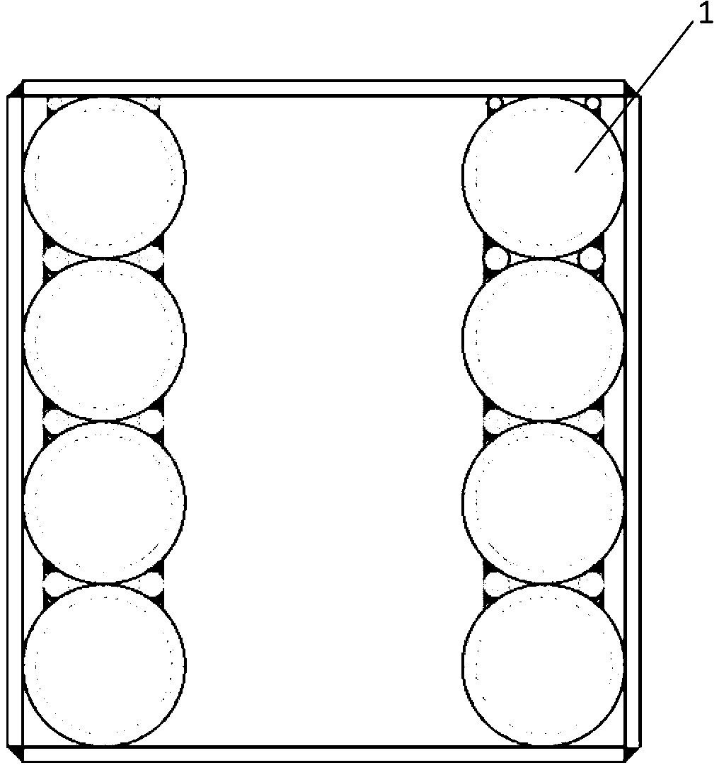 High-temperature wear-resistant water beam of air-guiding wall