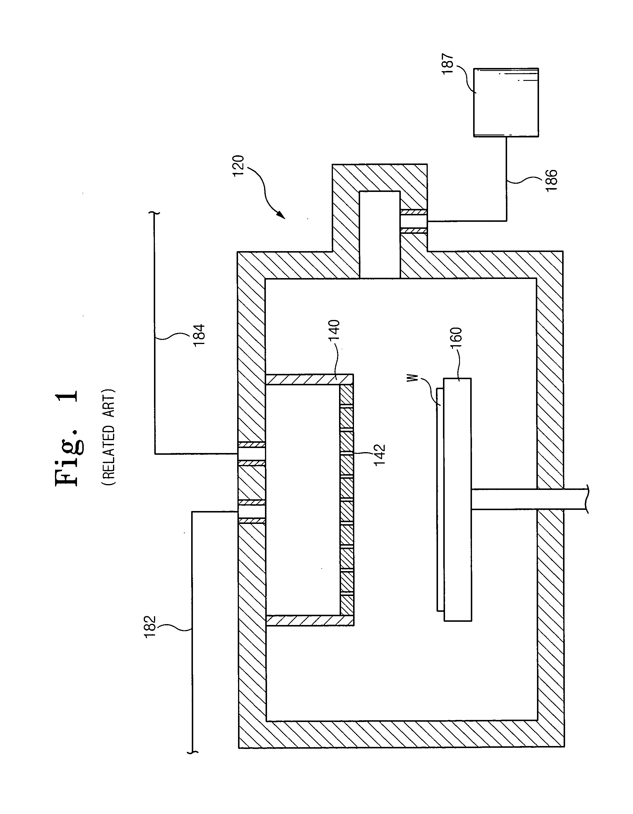 Apparatus for fabricating semiconductor devices, heating arrangement, shower head arrangement, method of reducing thermal disturbance during fabrication of a semiconductor device, and method of exchanging heat during fabrication of a semiconductor device