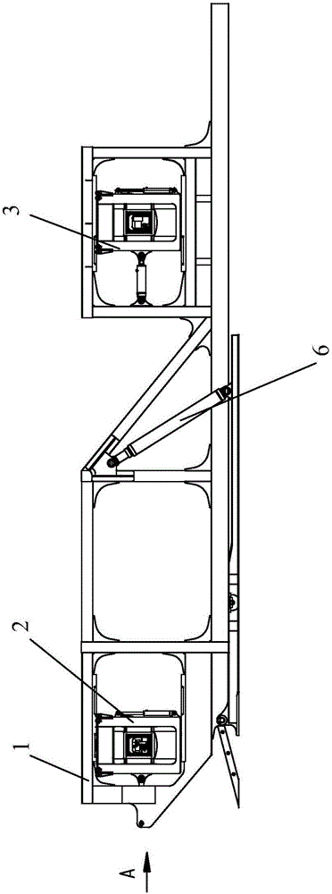 A hydraulic dumper